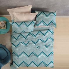 Jogo de Cama Queen 4 Peças 100% Algodão Essenciale