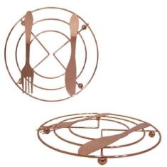 Descanso De Panela Aramado Cromado Art House