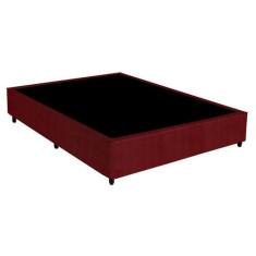Cama Box Base Solteiro King Suede 96 X 203cm - Genki Kenko - Genki Ken