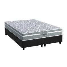 Cama Box King: Colchão Anatômico Probel D28/EP Advanced Tech1000 Plus + Base crc Suede Gray(193x203)