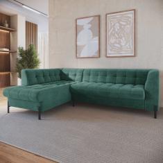 Sofá 3 Lugares com Chaise Terminal Cod. 2879 Zênite Yescasa