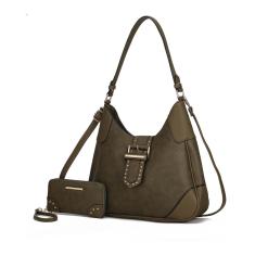 Bolsa de ombro mkf Collection Juliette Vegan Leather com carteira