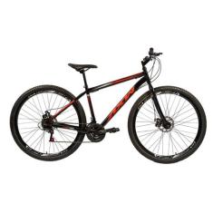 Bicicleta AXW Aço Carbono Aro 29 Freios a Disco 21 Marchas + Acessório