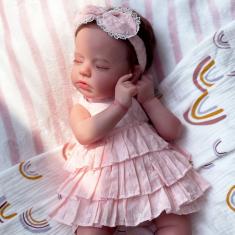 Boneca Reborn KSBD Doris Girl 50 cm Realistic Sleeping