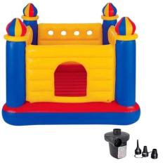 Pula pula inflável castelo encantado intex 2 crianças até 54kg 174x174