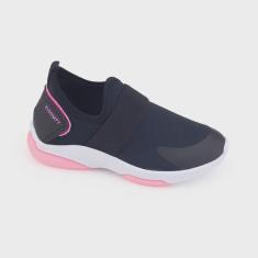 Tênis infantil mna Bloompy 4522-02 SlipOn elástico