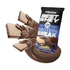 BEST WHEY PROTEIN BREAK - 1 UNIDADE 25G DOUBLE CHOCOLATE - ATLHETICA NUTRITION 