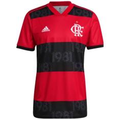 Camisa Oficial Flamengo I 21/22 Masculino Preto Vermelho