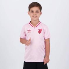 Camisa Umbro Athletico Paranaense Outubro Rosa 2024 Infantil, 6 MESES