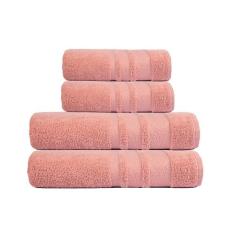 Jogo de Toalhas Macias Diana 4 Peças (2 Banho + 2 Rosto) - Bella Enxov