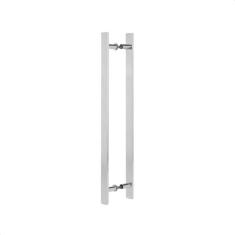 Puxador para Porta Pivotante Barra Chata Reto Polido 20 cm - Bruno Aca