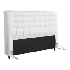 Cabeceira Casal 140cm Damares Corano Branco ID Milani Store - Idelfons
