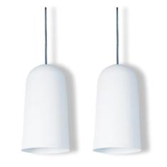 Pendente Copo Max Branco Kit com 2