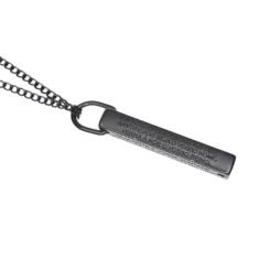 Colar Corrente Pai Nosso - Black Edition