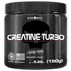 Creatina Turbo 150g - Black Skull, Sem Sabor, 150g