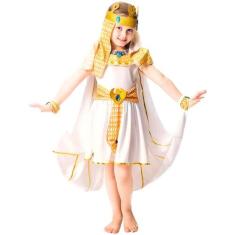 Fantasia de Cleópatra Infantil de Carnaval Completa - Fantasias Carol 