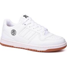 Tênis Redikal RKT496-02 - Branco/Caramelo-Masculino