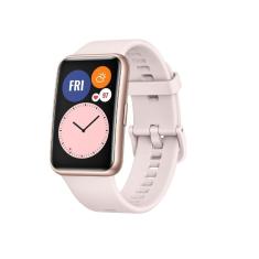 Smartwatch HUAWEI Watch Fit Relógio Inteligente Tela de 1,64''AMOLED Bluetooth GPS Bateria de Longa Duração Monitoramento de Frequência Cardíaca de Spo2 e de Sono - Rosa