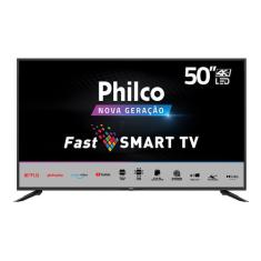 Smart Tv Led Ptv50n10n5e 4k Uhd 50 Polegadas 4 Hdmi Philco