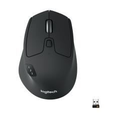 Mouse sem Fio Logitech M720 Triathlon com Conexão USB Unifying ou Bluetooth com Easy-Switch para até 3 dispositivos e Pilha Inclusa