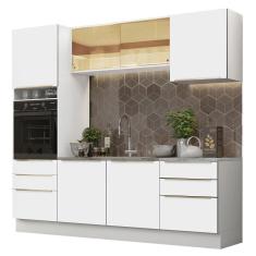 Cozinha Completa Madesa Lux 240002 Com Armário E Balcão