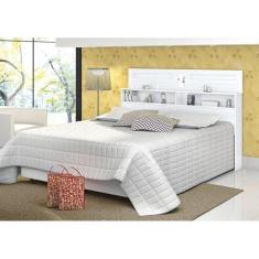 Cabeceira Box Solteiro Florença 0.90 Branco - Vitamov 0530310