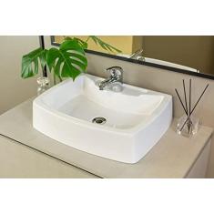 Cuba de Apoio Mármore Sintético Turim Móveis Bosi Branco