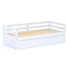 Bicama Infantil Slim Madeira Maciça Branco Housin