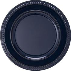 Sousplat Galles Dots Marinho- Antique