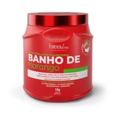 Forever Liss Máscara Banho De Verniz Morango 1Kg