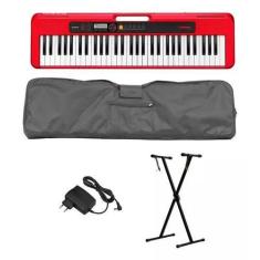 Teclado Casio Casiotone CT-S200 RD Vermelho Cts200