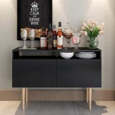 Aparador Multiuso 2 Portas 2 Prateleiras Capello Porte Urbano Estilare