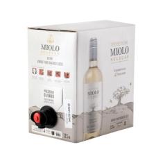 Vinho miolo seleção chardonnay/viognier bag in box 3lts