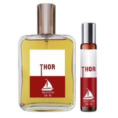 Kit Perfume Thor 100Ml Masculino + Spray Portátil 10Ml - Essência Do B
