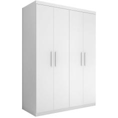 Roupeiro Casal Flórida Quatro Portas Branco