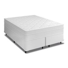 Cama Box Queen + Colchão Molas Ensacadas Don Confort Europillow 158x198x74cm