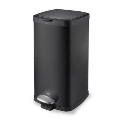 Lixeira com Pedal E Balde Frame 20L Preto  Brinox