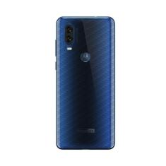 Película Traseira De Fibra De Carbono Transparente Para Motorola One Vision - Gshield