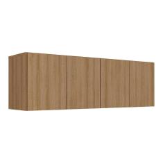 Armário De Cozinha Aéreo 4 Portas Multimóveis Mp2156 Rustic Rustic