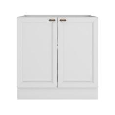 Balcão 2 Portas Sem Tampo Unna Poliman, Branco