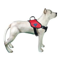 Peitoral Tático Extreme Para Cães (M) K9 Spirit Vermelho