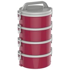 Soprano Marmita Tekcor 1.5 L 2S 1D 1T, Vermelha, 09003.1302.13