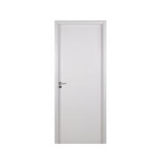 Kit Porta de Madeira Lisa 215x94cm com Batente de MDF Ultra 16cm Melamínico MGM Branco