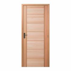 Kit Porta Pronta Maciça 214x89cm Eucalipto Direita Pm58 Quartier Cruzeiro Portas Nude