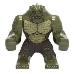 Boneco Blocos De Montar Big Crocodilo Super Vilão Batman
