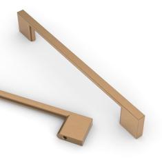 Asidrama Pacote com 10 puxadores de armário de cozinha bronze champanhe de 6,3 polegadas (160 mm), puxadores de armário de cozinha para puxadores de gaveta de armário