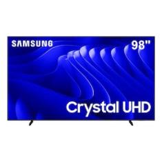 Smart TV 98" Samsung Crystal UHD 4K UN98DU9000 com Wi-Fi integrado, Bluetooth, Gaming Hub, Alexa e Som em Movimento Virtual