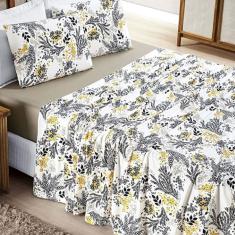 Jogo lençol King Malha Milly 4 pçs Bloss