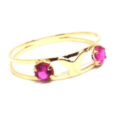 Anel de ouro 18k Pedras - Elegancy Joias, 8