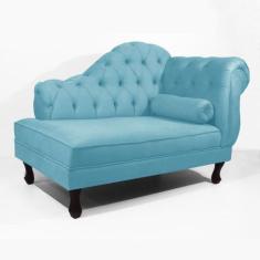 Recamier Divã Sofá Estofado Namoradeira Decorativo Sala Quarto Escritó